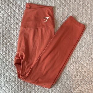 Gymshark High-Waist Leggings in Terracotta Orange Size M